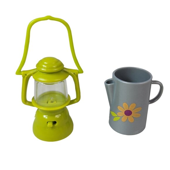 Our Generation Camping Polka Dot Lantern Tray Stick Hotdog Kettle 5 PCS REPLACE - Picture 6 of 9